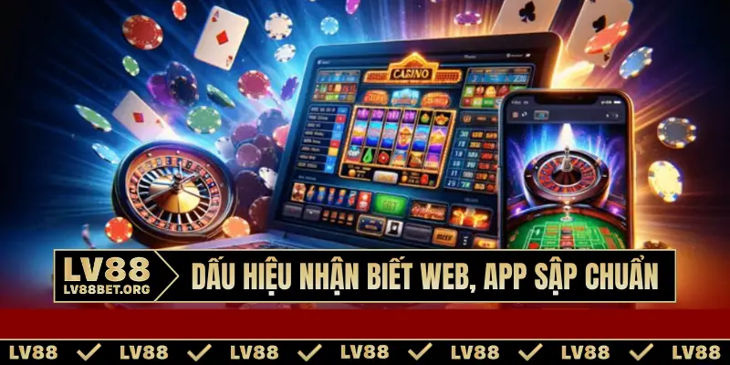 Dấu hiệu nhận biết web, app sập chuẩn